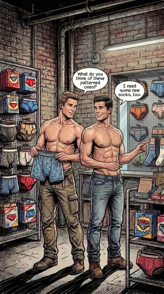 Queer Illustrated Loving Men