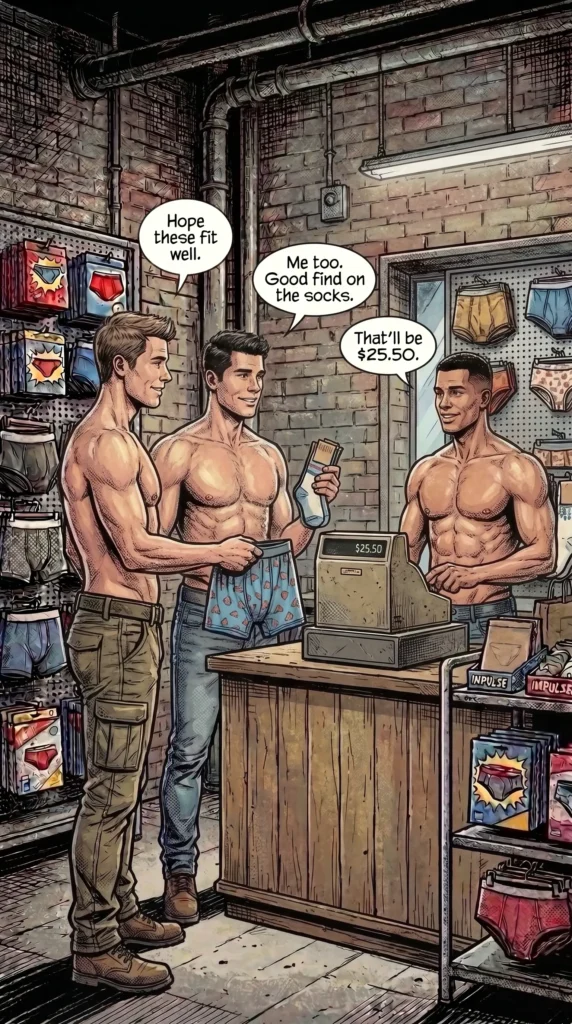Queer Illustrated Loving Men