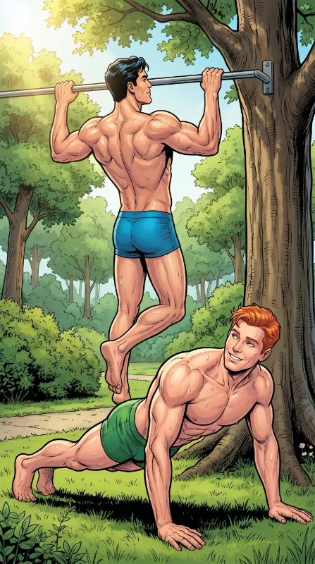 Queer Illustrated Loving Men