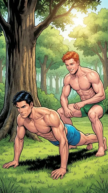 Queer Illustrated Loving Men