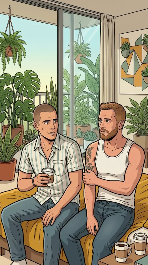 Queer Illustrated Loving Men