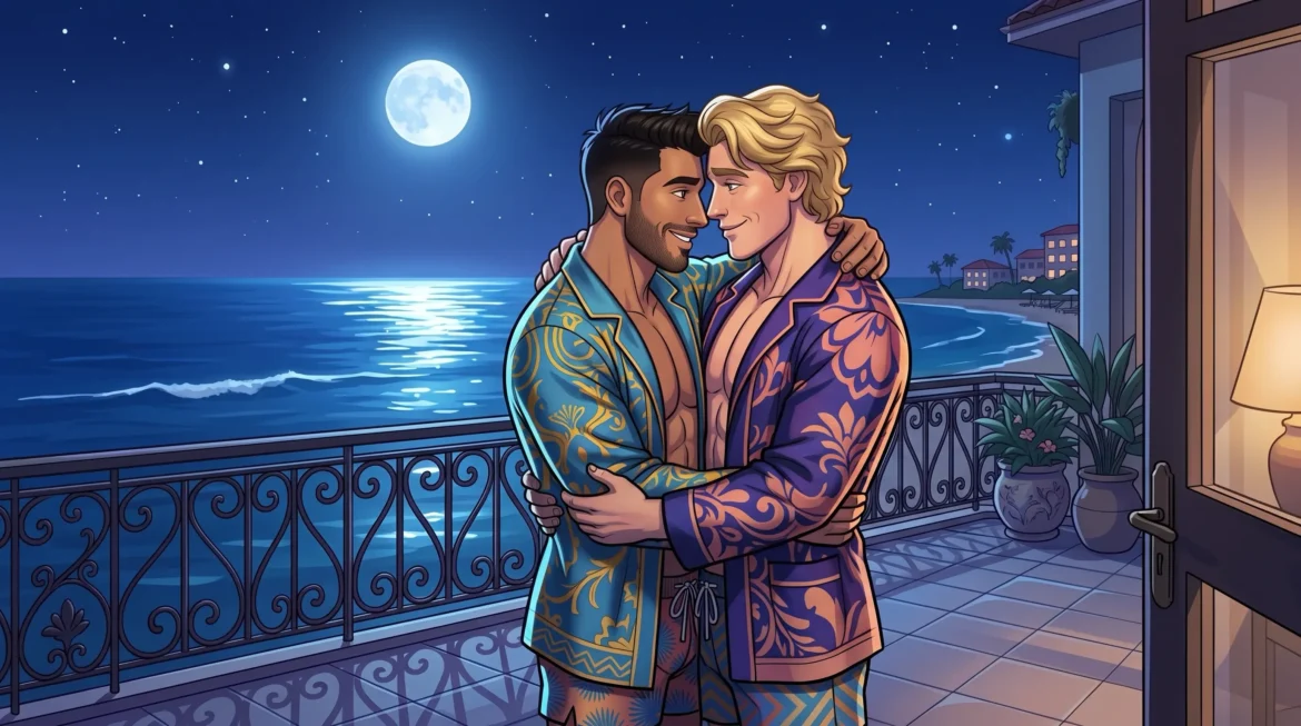 Queer Illustrated Loving Men