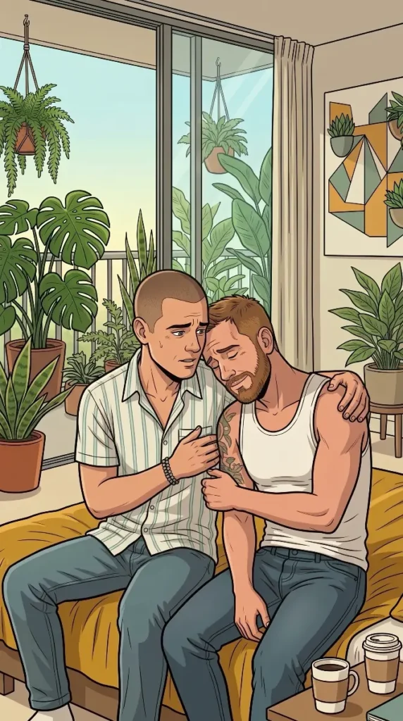Queer Illustrated Loving Men