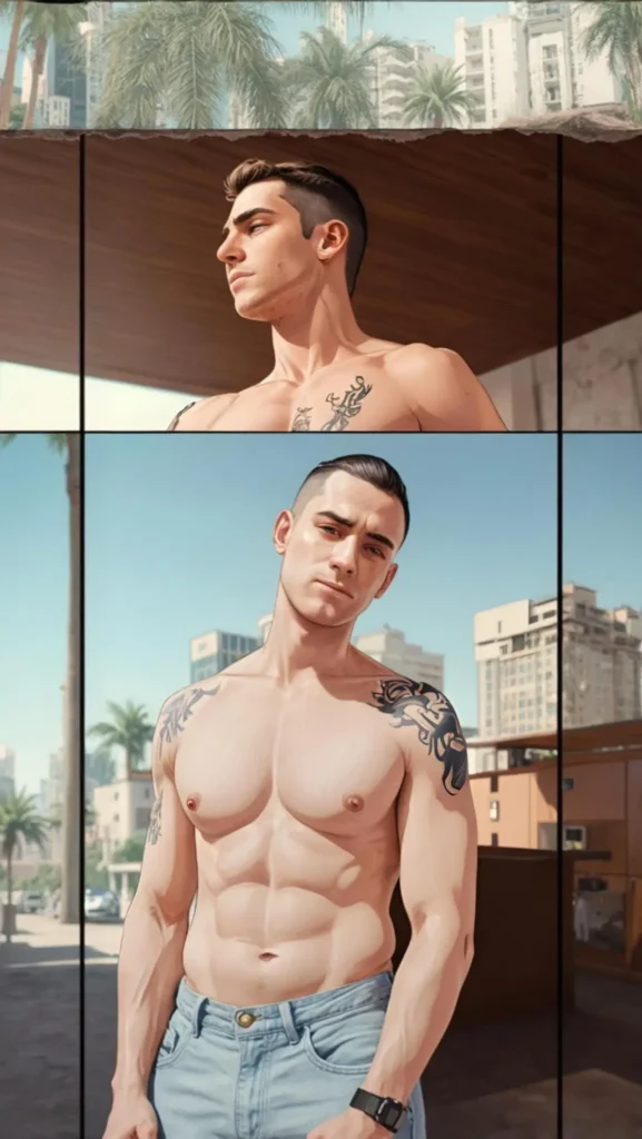 Queer Illustrated Loving Men