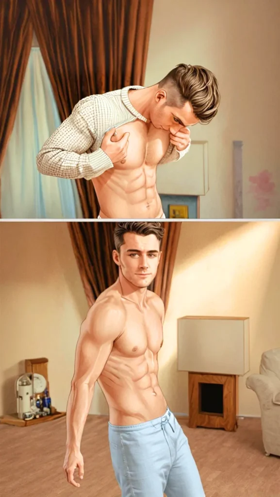 Queer Illustrated Loving Men