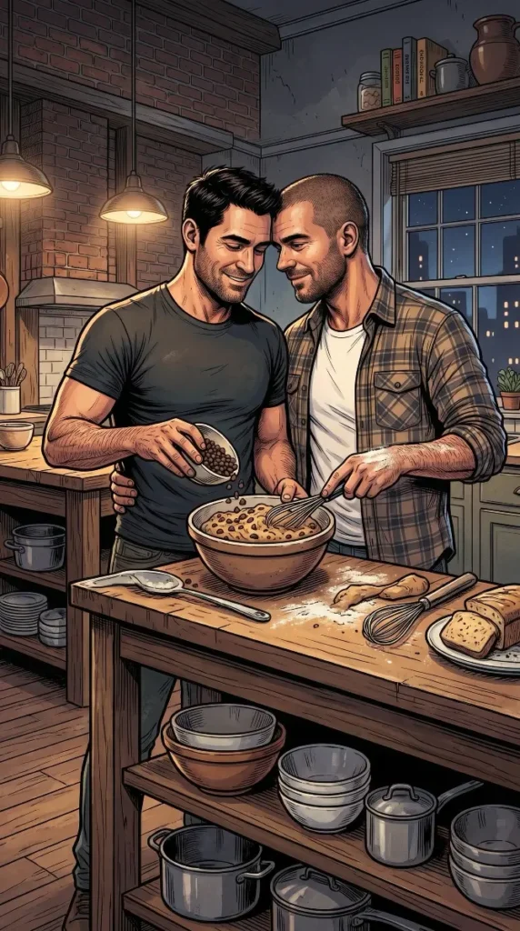 Queer Illustrated Loving Men