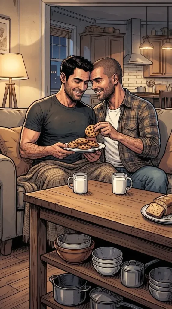 Queer Illustrated Loving Men