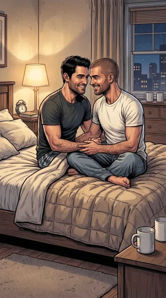 Queer Illustrated Loving Men
