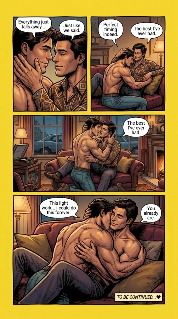 Queer Illustrated Loving Men