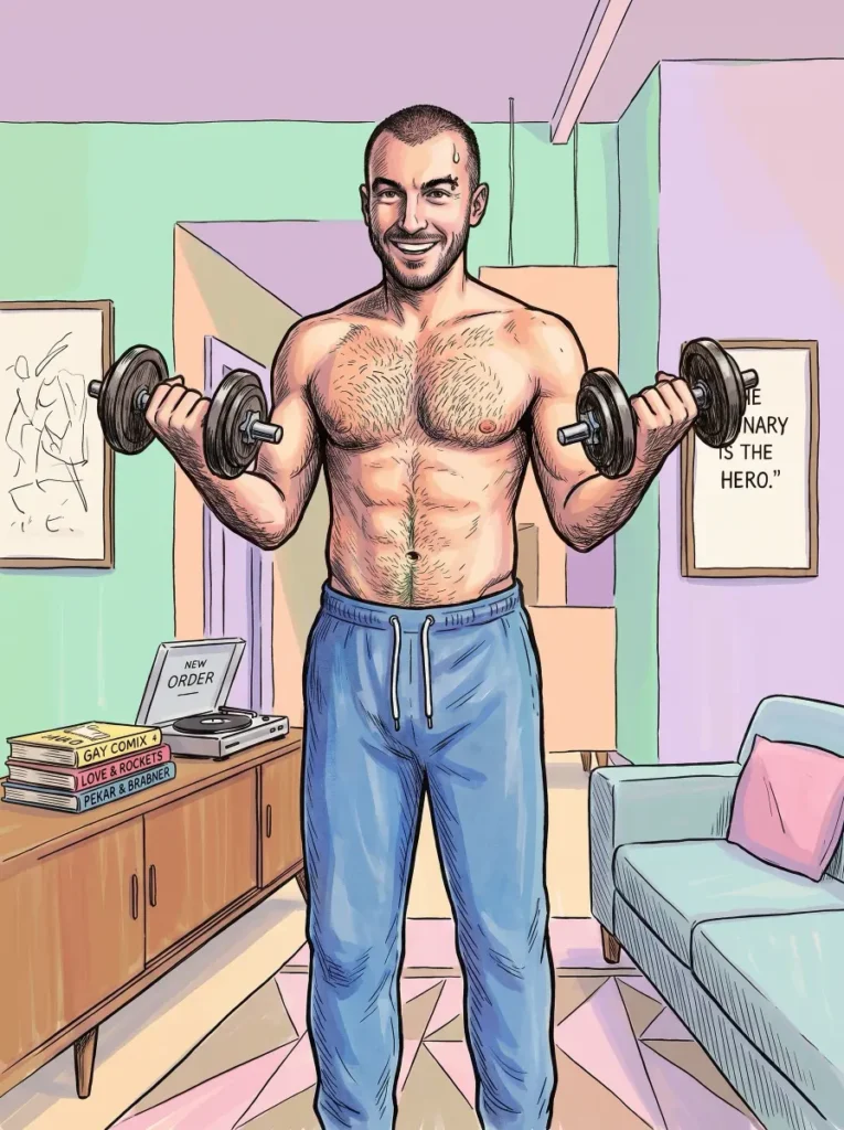 Queer Illustrated Loving Men