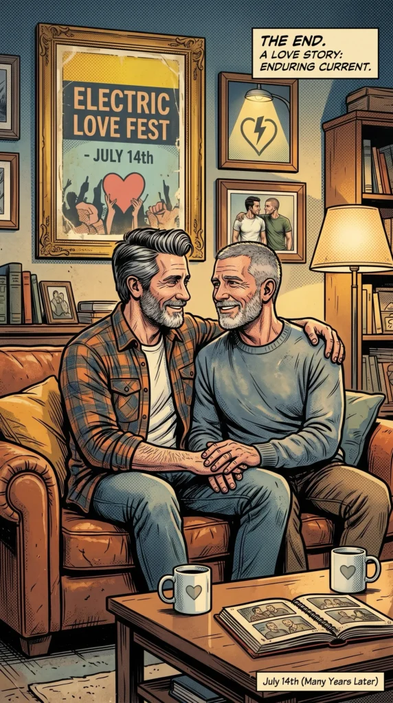 Queer Illustrated Loving Men