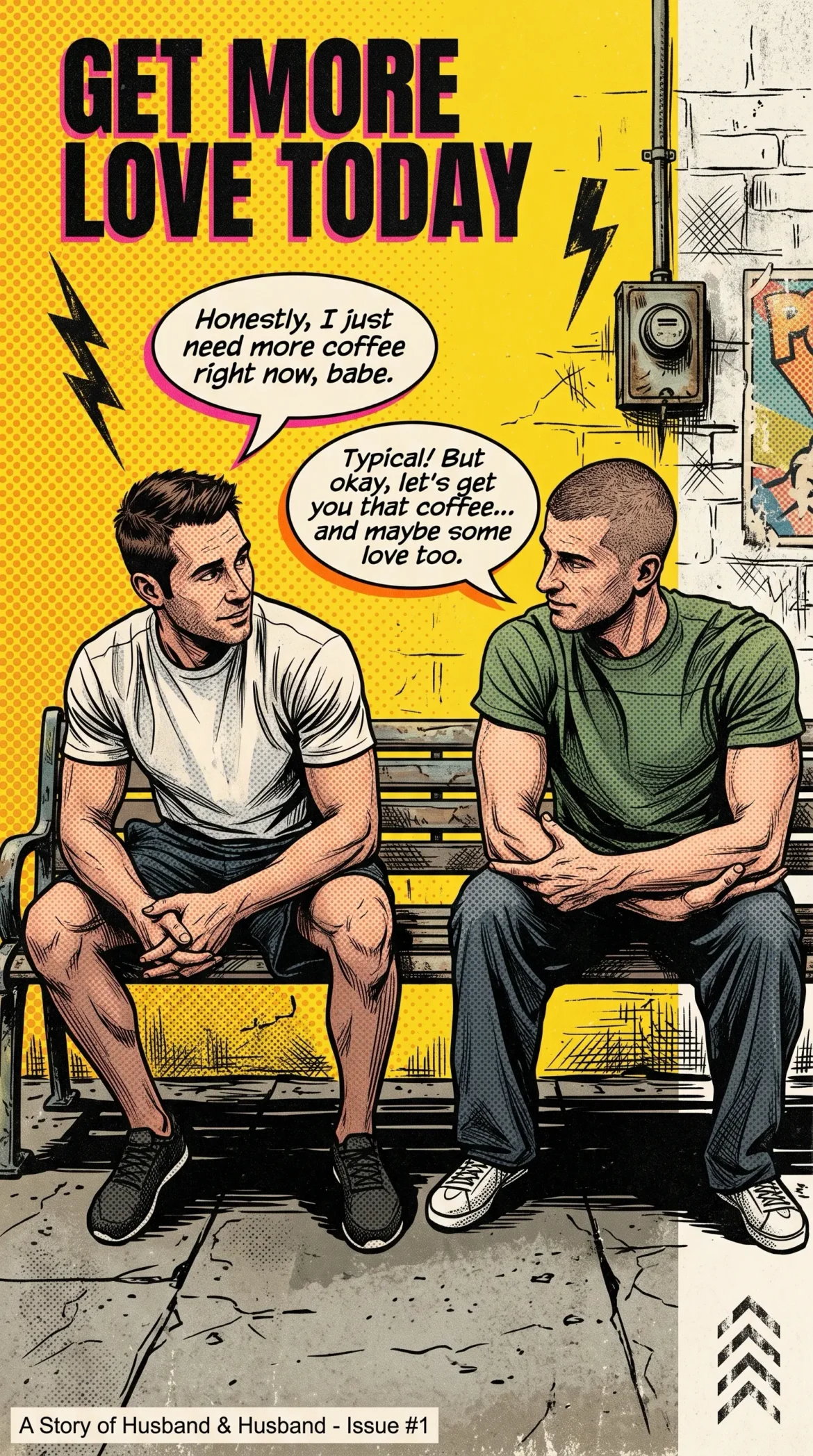Queer Illustrated Loving Men
