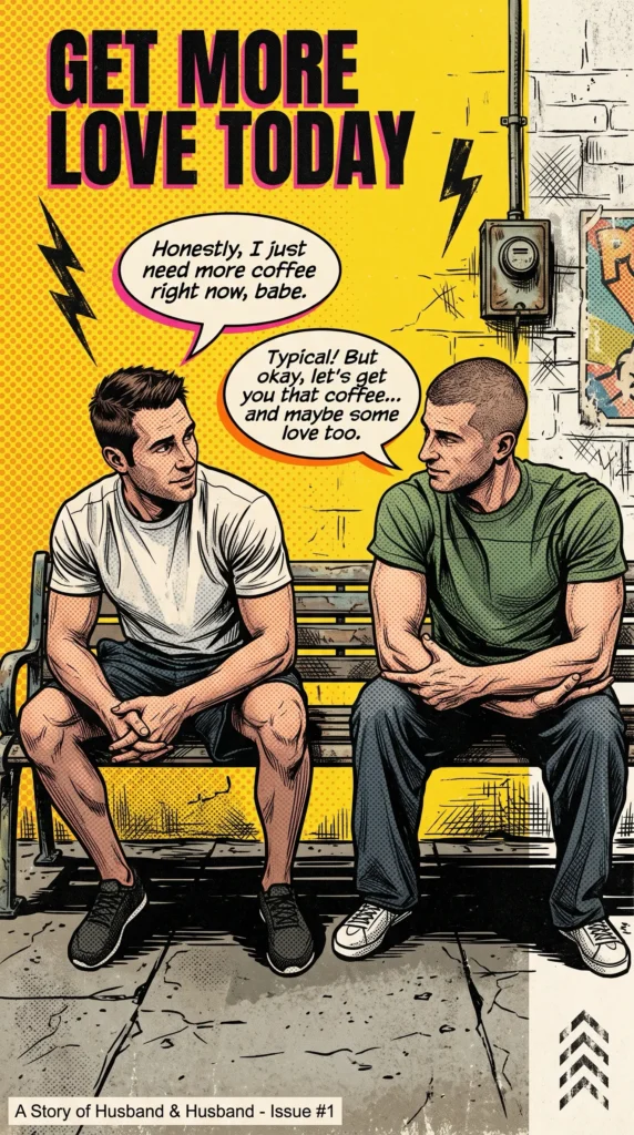 Queer Illustrated Loving Men