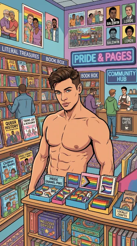 Queer Illustrated Loving Men