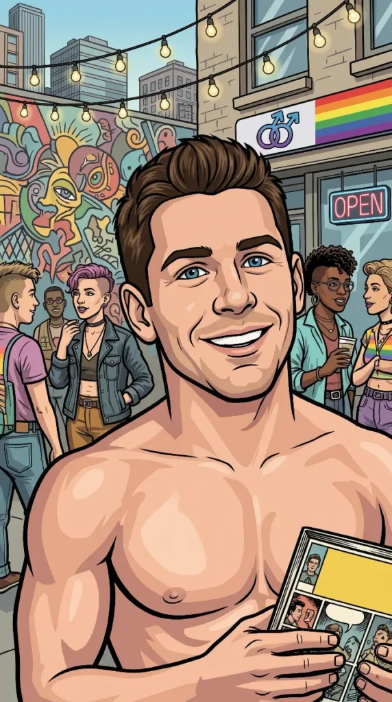 Queer Illustrated Loving Men