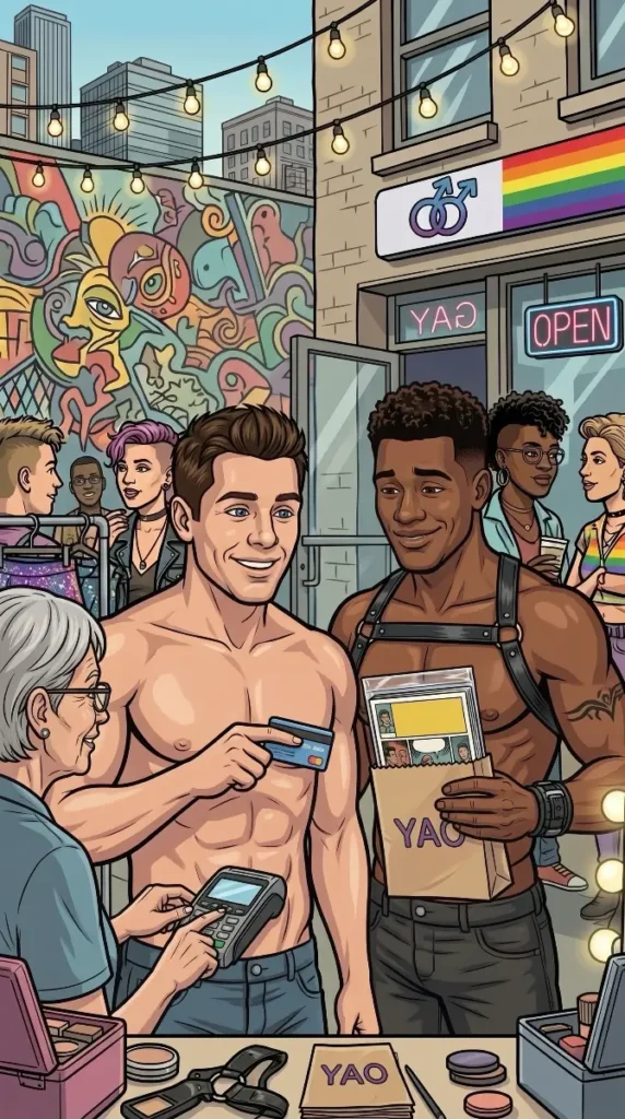 Queer Illustrated Loving Men