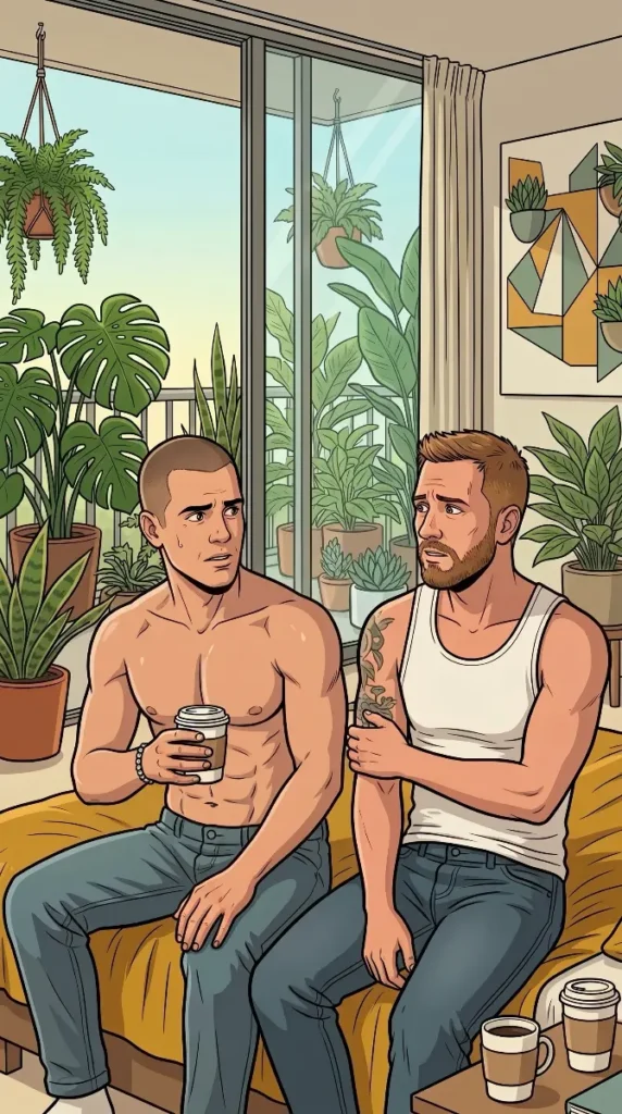 Queer Illustrated Loving Men