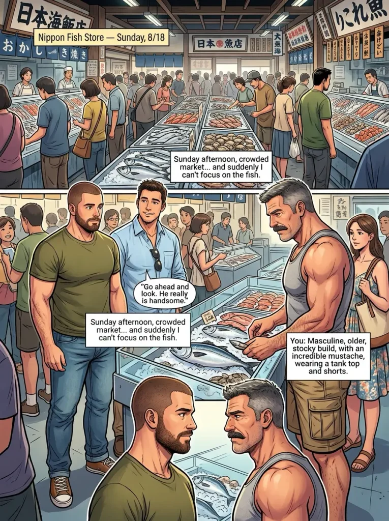 Queer Illustrated Loving Men