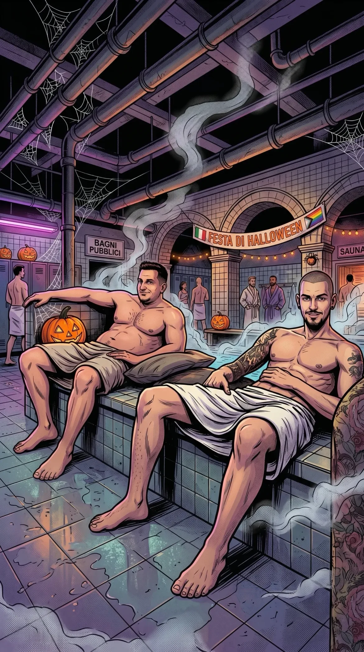 Queer Illustrated Loving Men