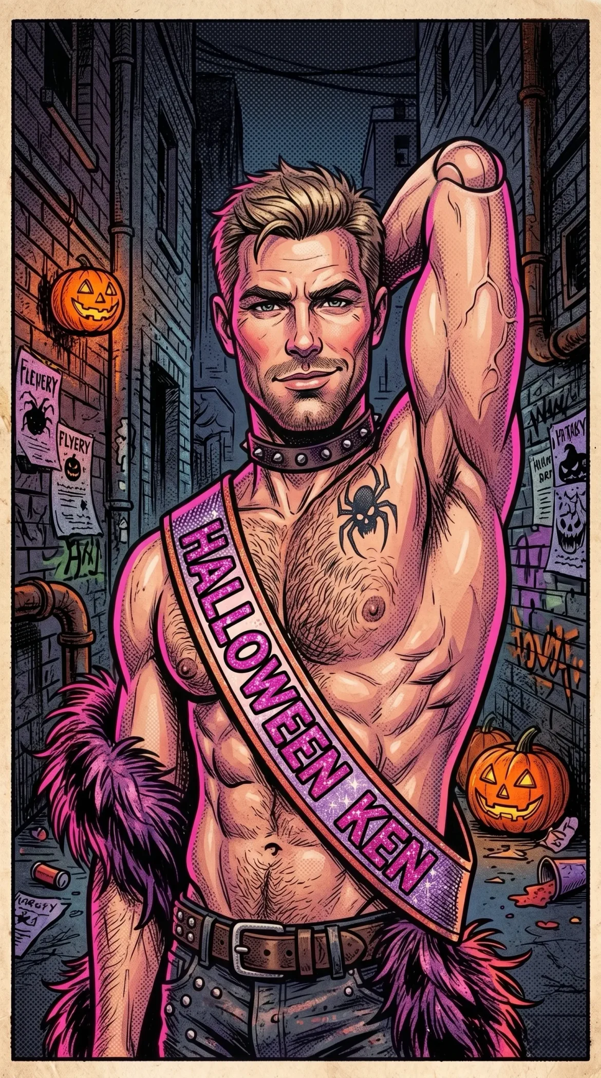 Queer Illustrated Loving Men