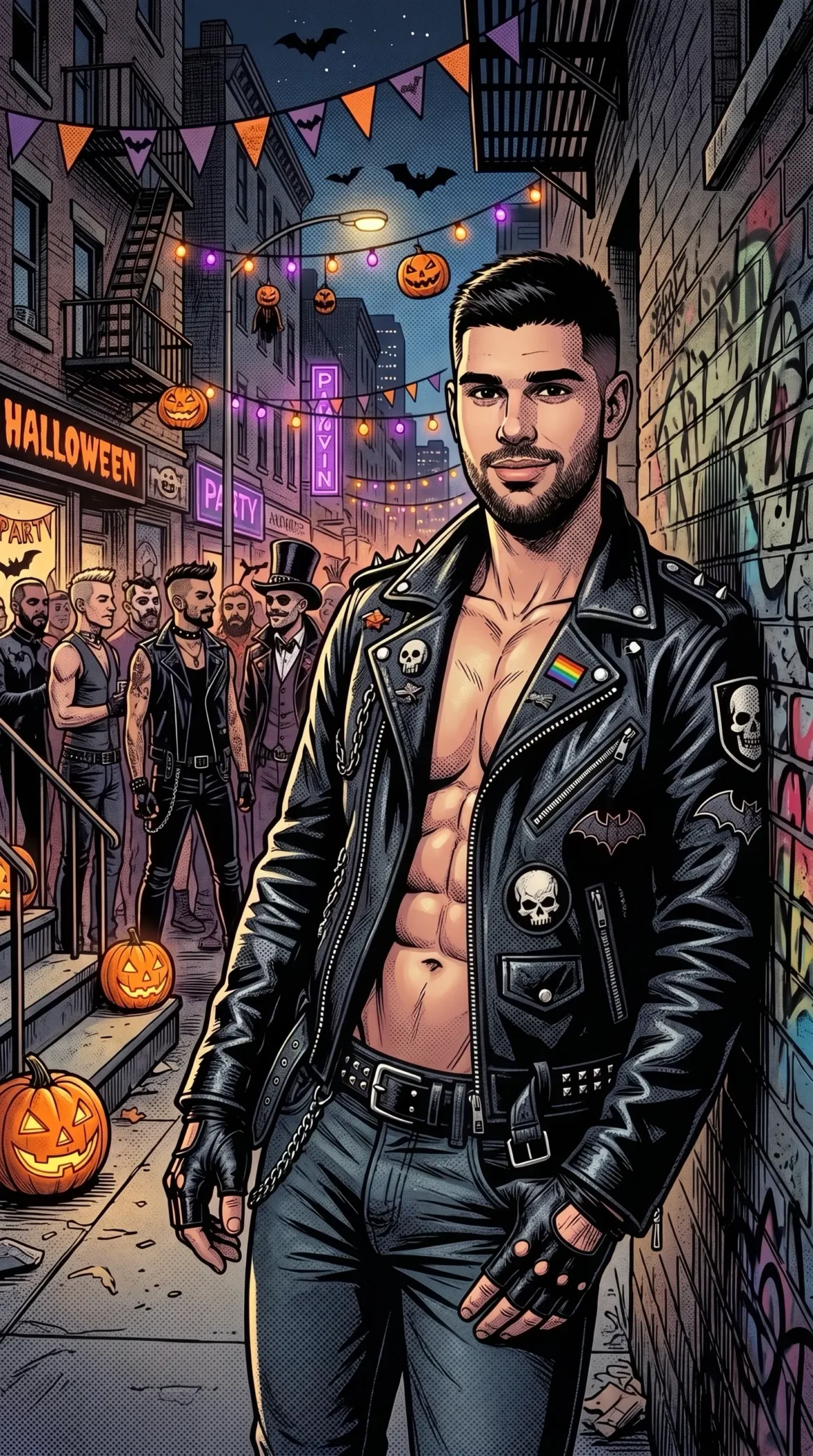 Queer Illustrated Loving Men