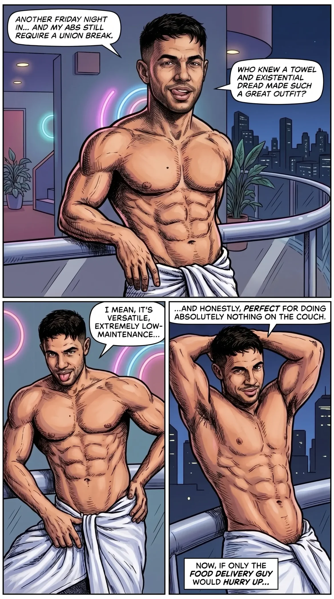 Queer Illustrated Loving Men