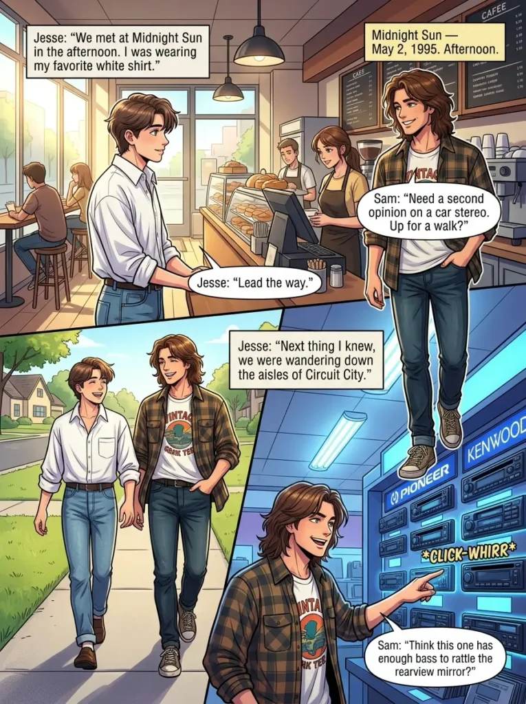 Queer Illustrated Loving Men