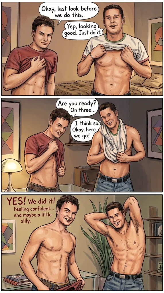 Queer Illustrated Loving Men