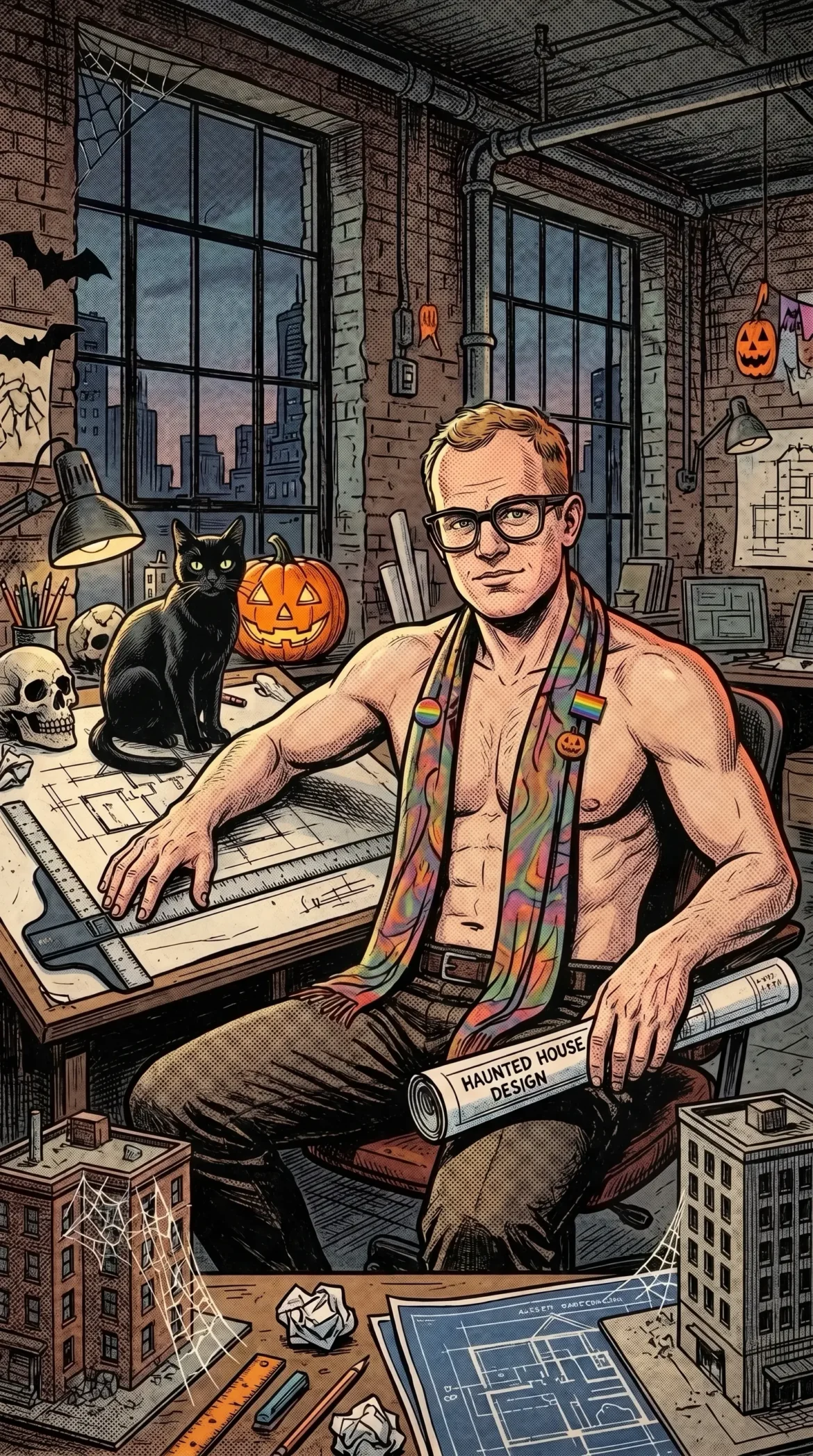 Queer Illustrated Loving Men