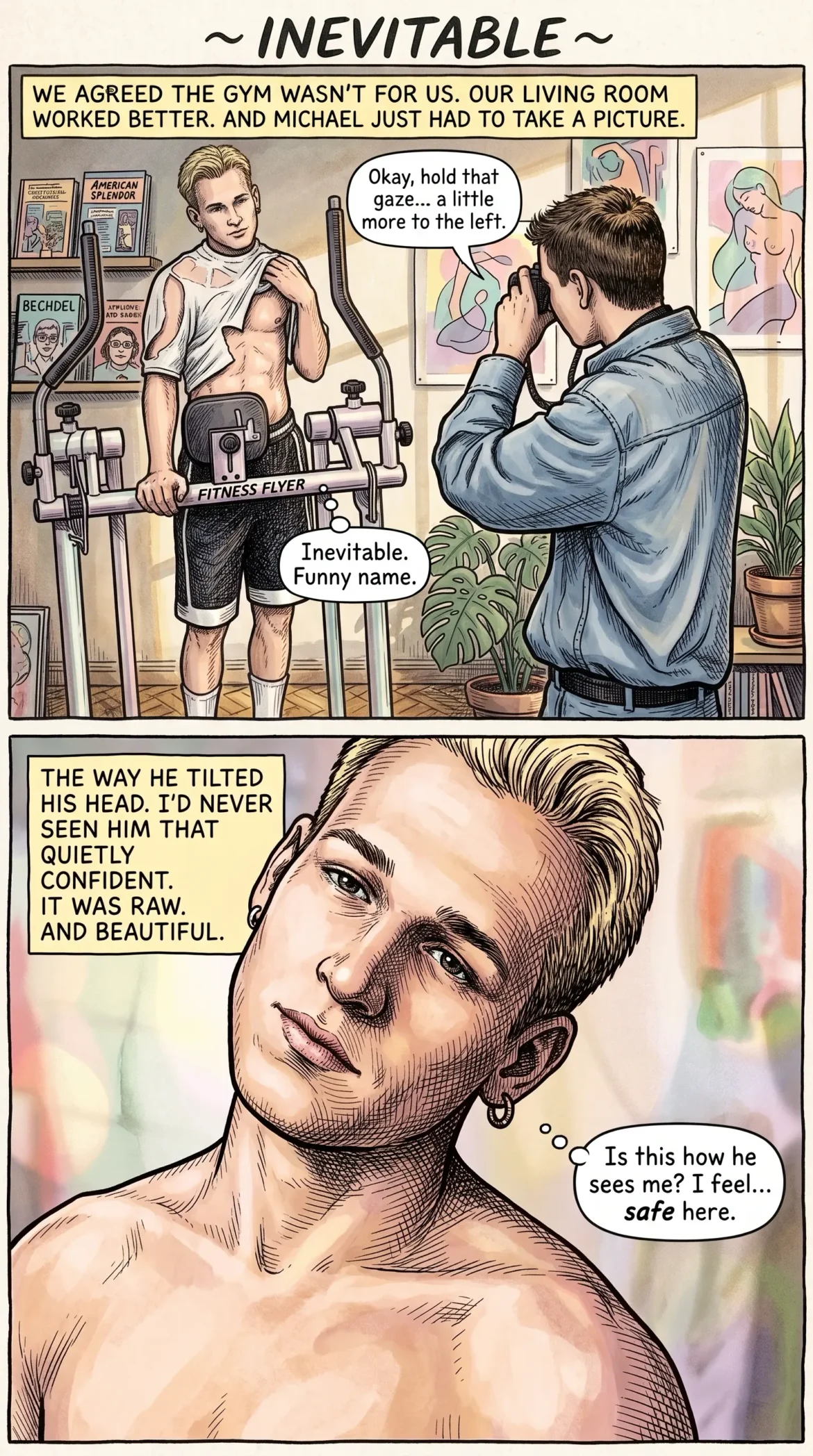 Queer Illustrated Loving Men