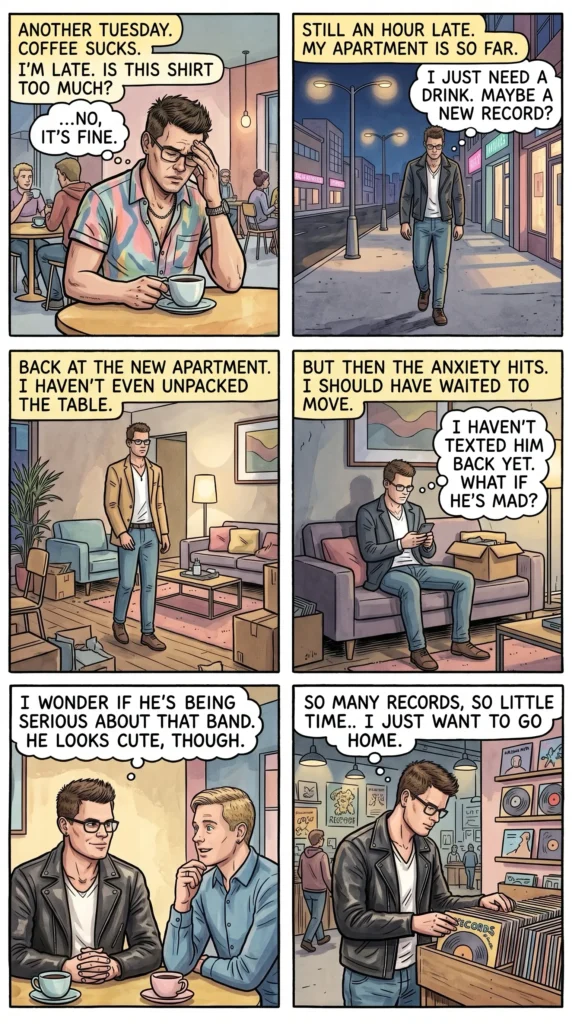 Queer Illustrated Loving Men